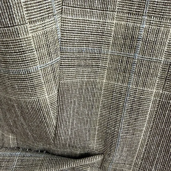 NWT Express Asymmetrical Plaid Four Button Blazer Vest size M - Picture 7 of 8